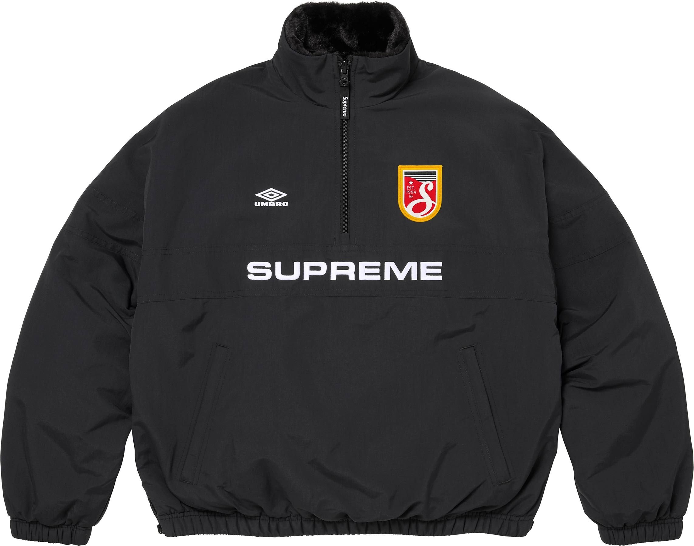 Supreme®/Umbro® Reversible Faux Fur Pullover view 9